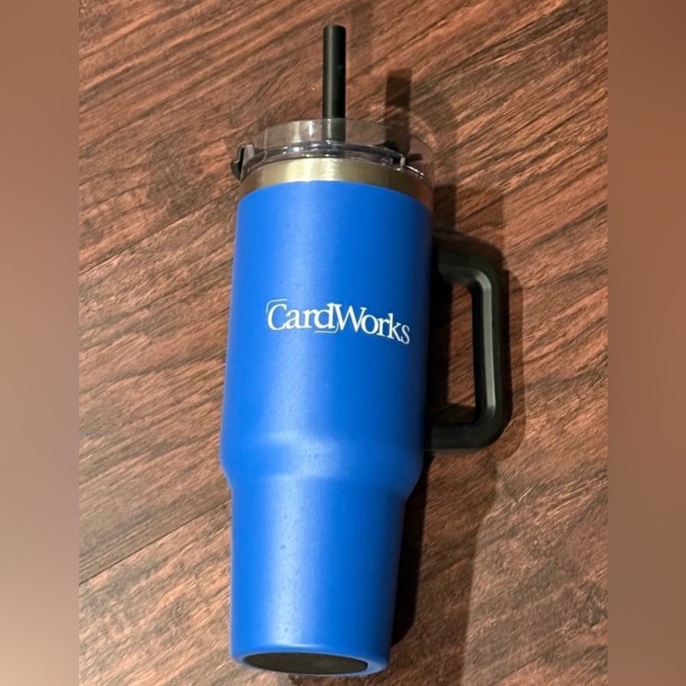CardWorks Stainless Steel Cup with Handle